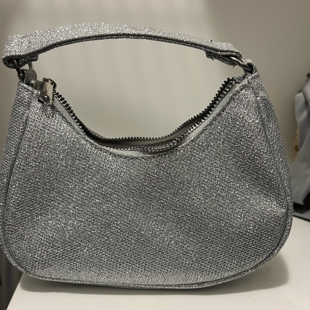 Divided H&M sparkly silver purse